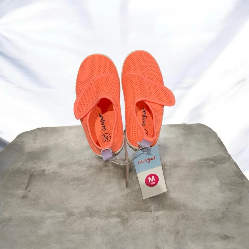 Buy one get one50% off Cat & Jack Kids' Coral Orange Water Shoes